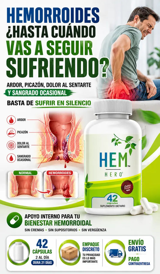 Hem Hero™ - Alivia las Hemorroides Desde la Raíz